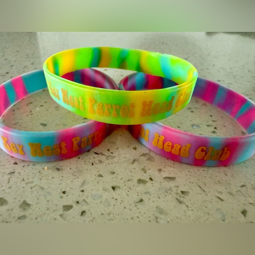 Set of 3 Key West Parrothead Club Bracelets